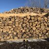 Live Edge Decorative Firewood Rack