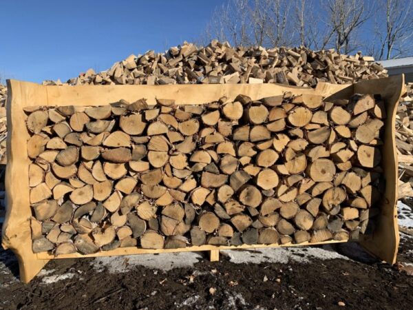 Live Edge Decorative Firewood Rack