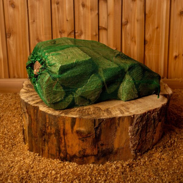Naturally Seasoned Birch Firewood Bags, Large 1.5 Cu.Ft